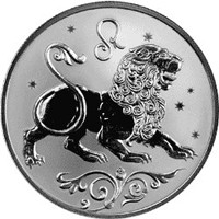 Памятная серебряная монета 2 рубля 2005 года из серии «Знаки зодиака» — Лев, реверс Фото памятная серебряная монета 2 рубля 2005 года из серии «Знаки зодиака» — Лев, реверс